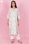 Bizzy Lizzy Kurta And Pant Set With Kota Dupatta In Block Print